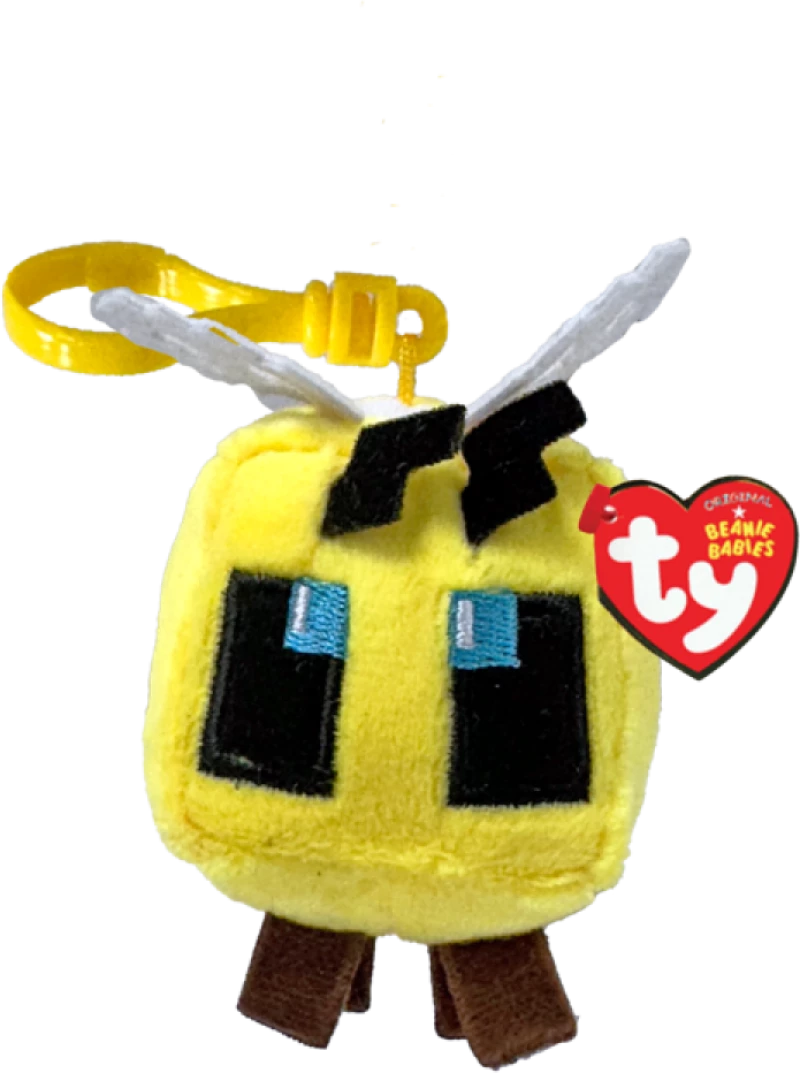 TY BEANIE BABIES ΛΟΥΤΡΙΝΟ ΜΠΡΕΛΟΚ MINECRAFT BEE 8,5 ΕΚ.- 1607-34019