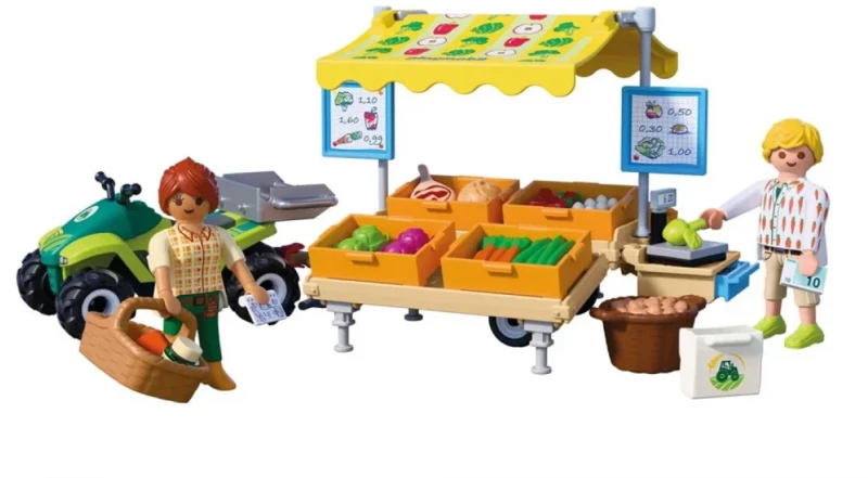 PLAYMOBIL COUNTRY ΥΠΑΙΘΡΙΟΣ ΠΑΓΚΟΣ ΛΑΧΑΝΙΚΩΝ- 72164