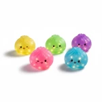 0-1017 Squishy Dumpling Glitter και Led φωτακια 9cm ΟΕΜ