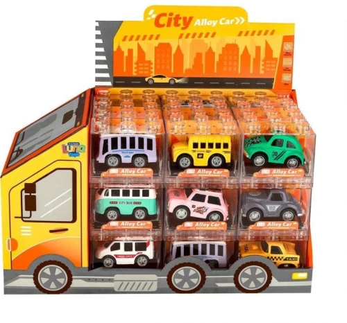 Luna Toys Όχημα Pull Back Die Cast Σε 8 Σχέδια