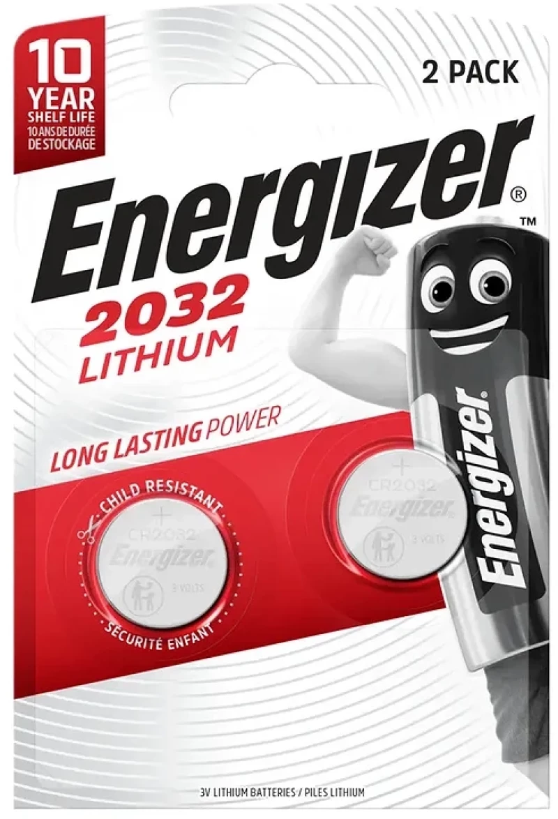 Energizer Μπαταρία Λιθίου Lithium Button Battery DL2032 / CR2032 2‑pack