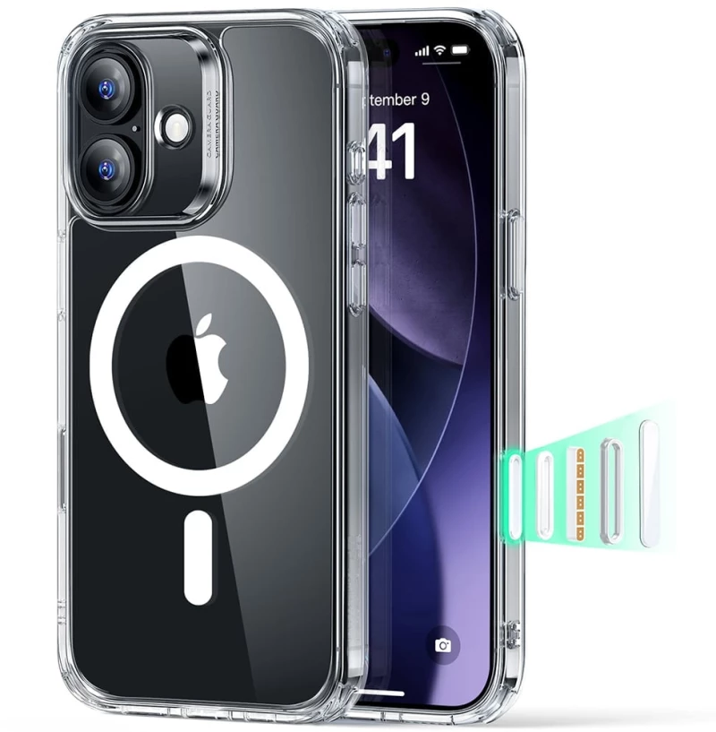 ESR Θήκη Classic Hybrid HaloLock Kickstand iPhone 17 Clear