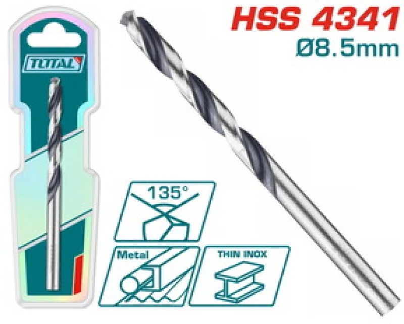 TOTAL TAC1200854 ΕΠΑΓΓ. ΤΡΥΠΑΝΙ HSS DIN4341 8.5mm 1τεμ