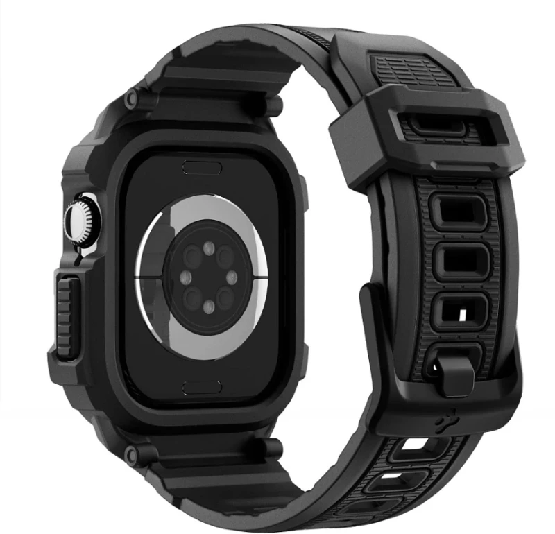 Spigen Θήκη - Λουράκι Rugged Armor ”Pro” V2 Apple Watch 10 / 11 (42 mm) Matte Black
