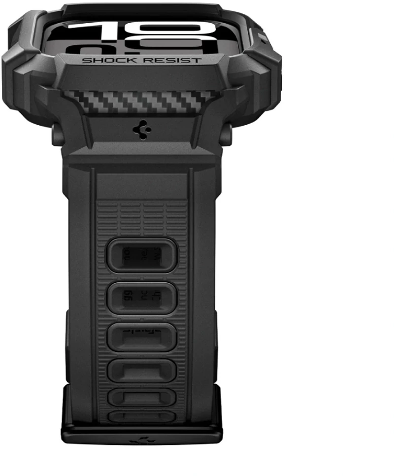 Spigen Θήκη - Λουράκι Rugged Armor ”Pro” V2 Apple Watch 10 / 11 (42 mm) Matte Black