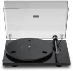 Pro-Ject Audio E1.2 Phono Black Piano - Πικάπ Belt-Drive Χειροποίητης Κατασκευής με Phono Stage