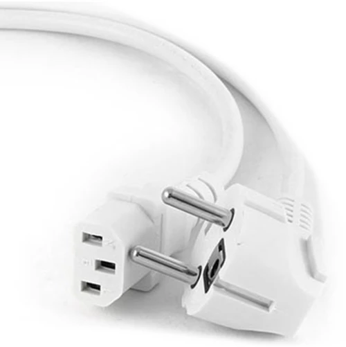 CABLEXPERT POWER CORD C13 0.75 mm² WHITE 1,8M