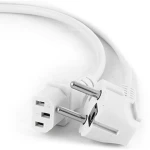 CABLEXPERT POWER CORD C13 0.75 mm² WHITE 1,8M