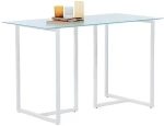 TRENDY ΓΡΑΦΕΙΟ ΜΕΤΑΛΛΙΚΟ ΛΕΥΚΟ 120x60x74cm