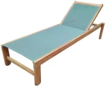 Dixon Ξαπλώστρα Teak Ξύλινη 200x65x35cm