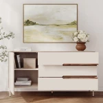 Μπουφές Arch χρώμα sandstone 150x40x78,4εκ.