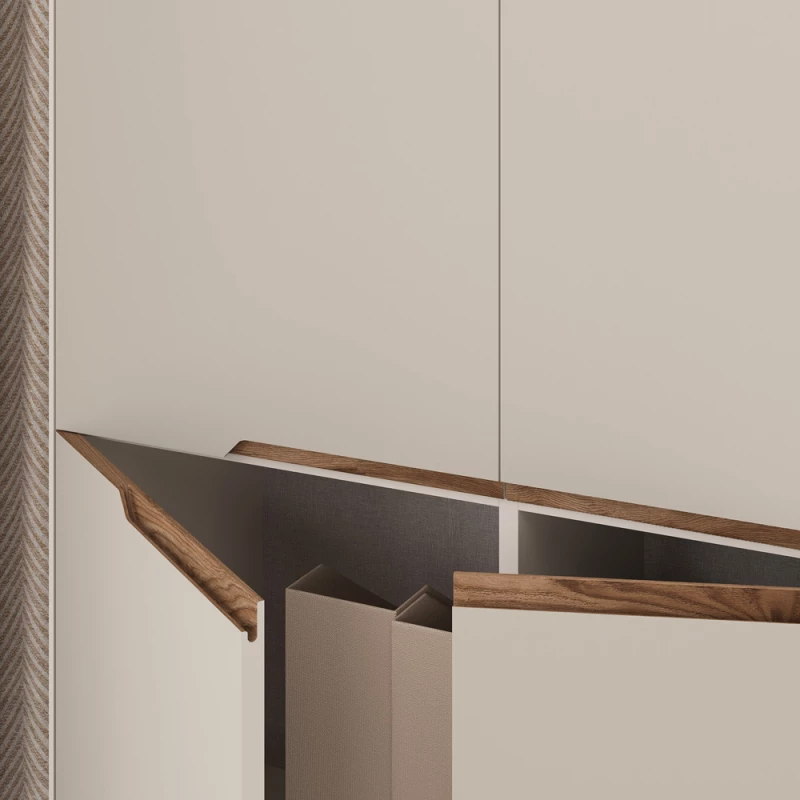 Μπουφές Arch χρώμα sandstone 98x40x120,5εκ.
