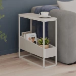Τραπεζάκι βοηθητικό Lido χρώμα sandstone 60x22x62εκ.