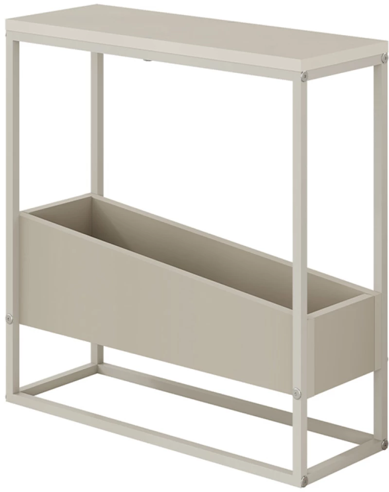 Τραπεζάκι βοηθητικό Lido χρώμα sandstone 60x22x62εκ.