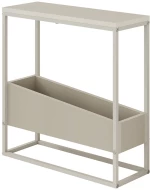 Τραπεζάκι βοηθητικό Lido χρώμα sandstone 60x22x62εκ.