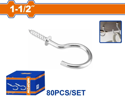Wadfow WVJC551 Ξυλόβιδα Γαλβανιζέ με Μήκος 58mm 80τμχ