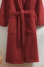 Stewehome Μπουρνούζι unisex με γιακά σάλι από 100% βαμβάκι (M)