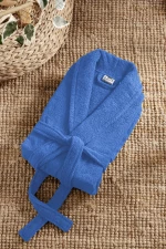 Stewehome Μπουρνούζι unisex με γιακά σάλι από 100% βαμβάκι (L)