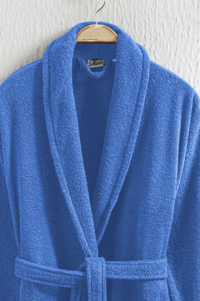 Stewehome Μπουρνούζι unisex με γιακά σάλι από 100% βαμβάκι (L)