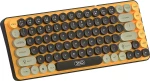 XO KB-12 Ασύρματο Πληκτρολόγιο Bluetooth Tri-Colour Πορτοκαλί