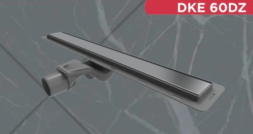 Κανάλι Ντουζιέρας 60cm DKE60DZ Silver