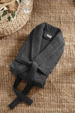 Stewehome Μπουρνούζι unisex με γιακά σάλι από 100% βαμβάκι (2XL)