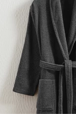 Stewehome Μπουρνούζι unisex με γιακά σάλι από 100% βαμβάκι (2XL)