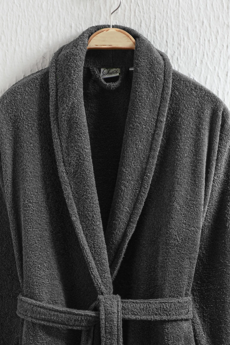 Stewehome Μπουρνούζι unisex με γιακά σάλι από 100% βαμβάκι (2XL)