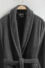 Stewehome Μπουρνούζι unisex με γιακά σάλι από 100% βαμβάκι (2XL)
