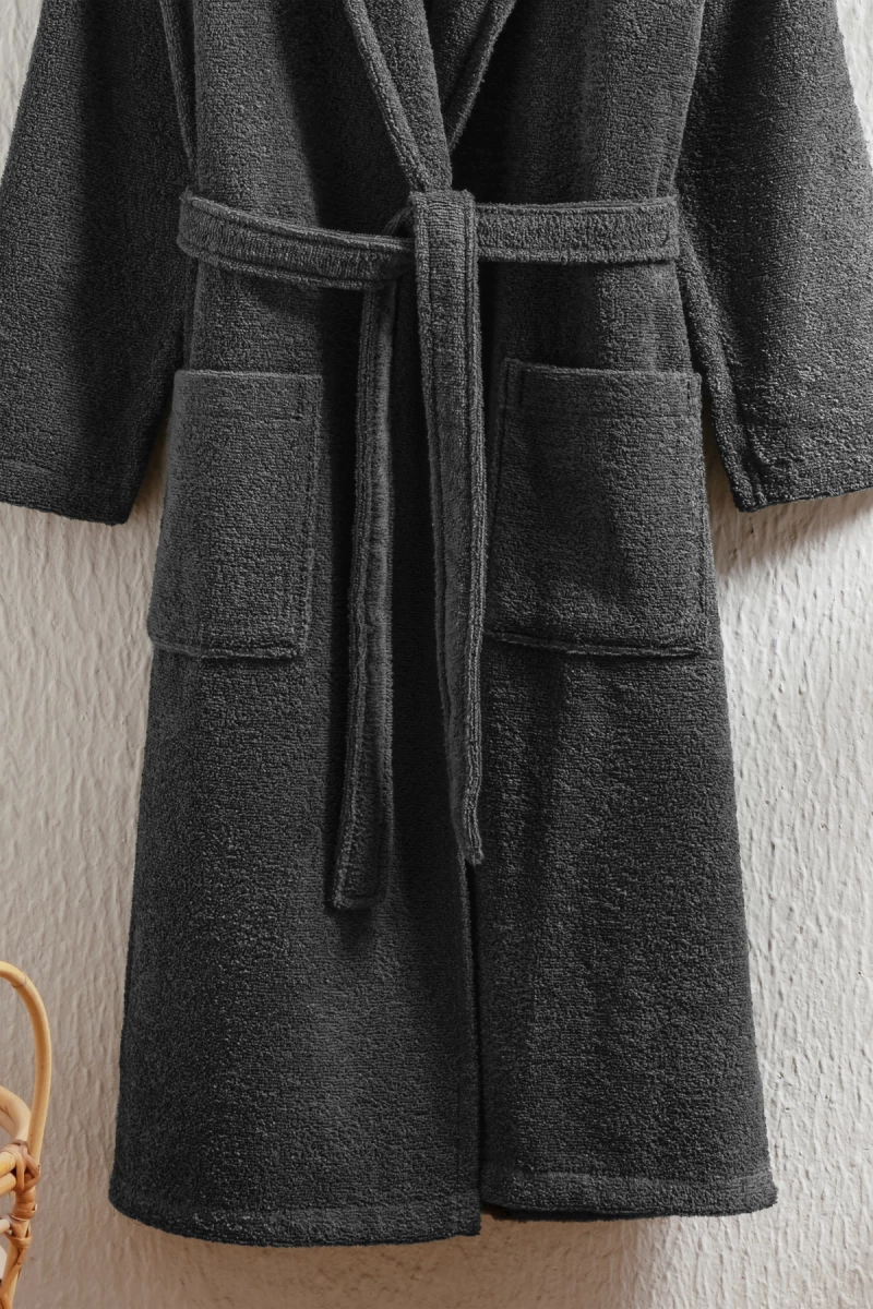 Stewehome Μπουρνούζι unisex με γιακά σάλι από 100% βαμβάκι (2XL)