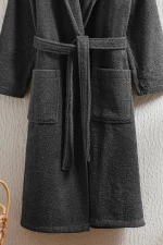 Stewehome Μπουρνούζι unisex με γιακά σάλι από 100% βαμβάκι (2XL)
