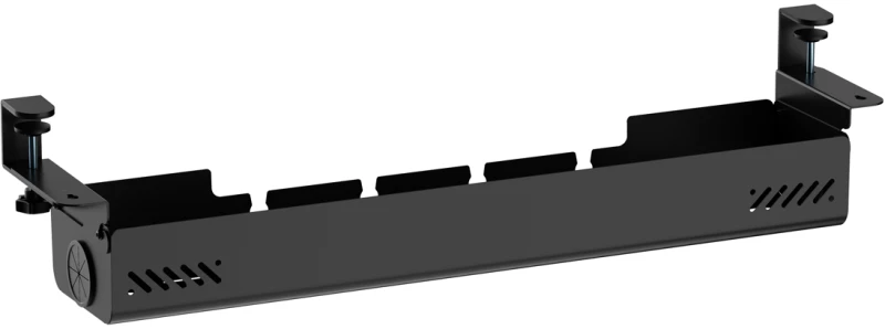 BRATECK cable management γραφείου CC11-22-2, μεταλλικό, 894x167x196mm, μαύρο