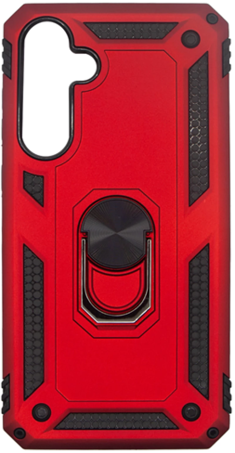Vivid Ring Rugged Armor Case Samsung Galaxy A55 5G Red