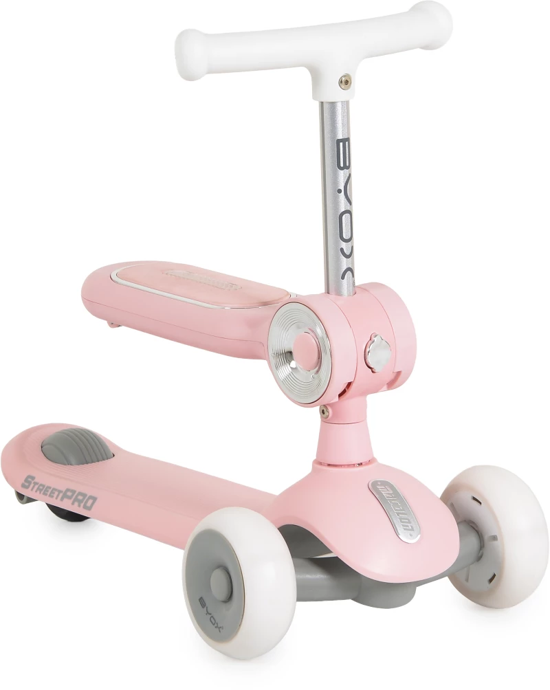 BYOX ΠΑΤΙΝΙ 2 ΣΕ 1 STREET PRO PINK 3801005300266