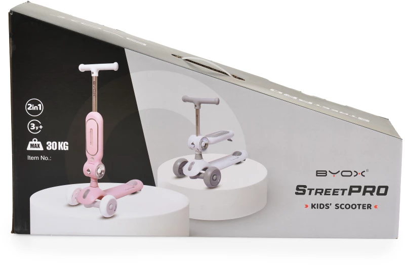 BYOX ΠΑΤΙΝΙ 2 ΣΕ 1 STREET PRO PINK 3801005300266