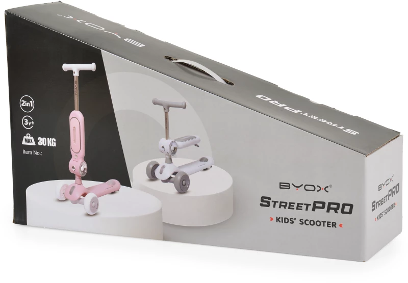 BYOX ΠΑΤΙΝΙ 2 ΣΕ 1 STREET PRO PINK 3801005300266