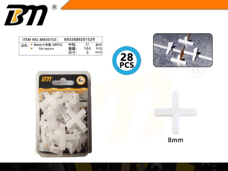 Σταυροί πλακιδίων - 8mm - Σετ 12 πακέτα των 28 τεμαχίων - 201529