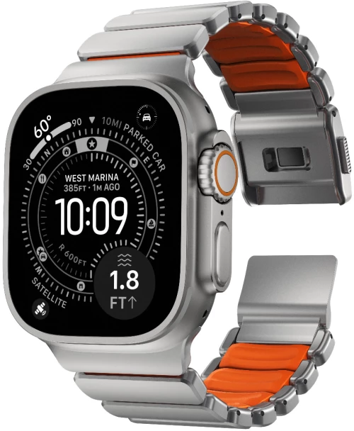 Nomad Stratos Band Natural Titanium