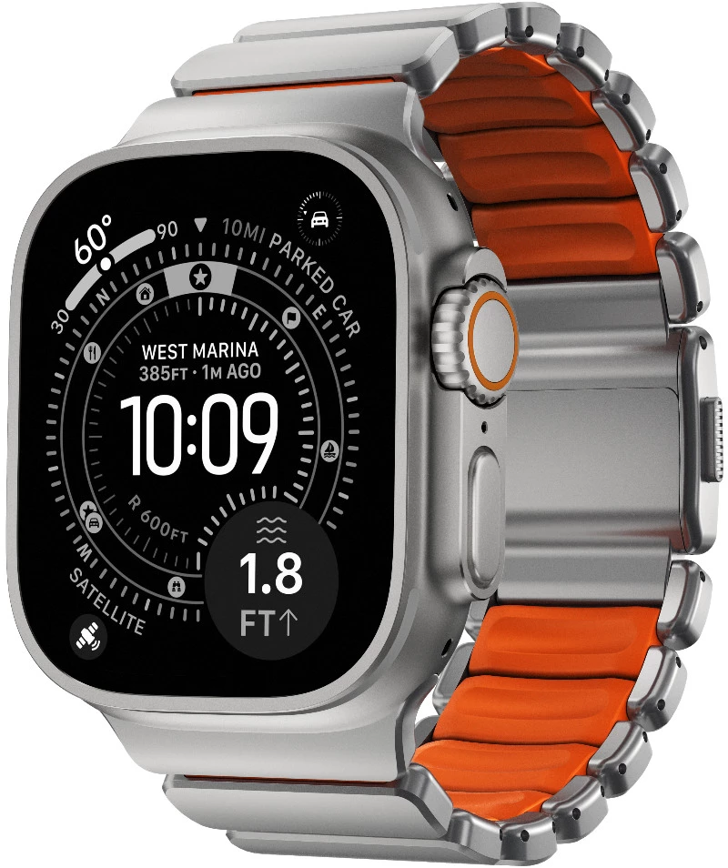 Nomad Stratos Band Natural Titanium
