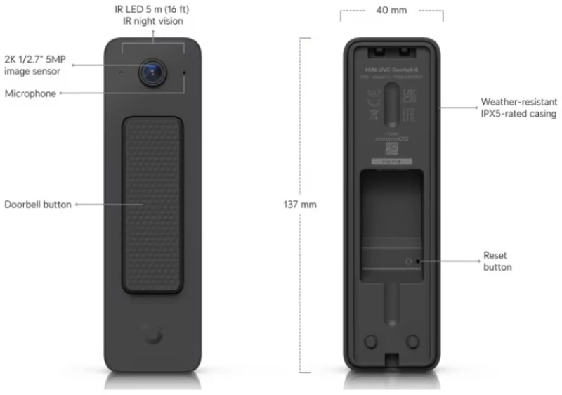 Ubiquiti Doorbell Lite White