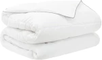 vidaXL Σετ πάπλωμα Λευκό 200 x 220 cm Βαμβάκι, Μπαμπού, Πολυεστέρας