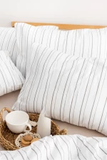 Stewehome Σετ 2 τεμαχίων βαμβακερών μαξιλαροθήκων 50x70 με σχέδιο 70x50 cm