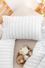 Stewehome Σετ 2 τεμαχίων βαμβακερών μαξιλαροθήκων 50x70 με σχέδιο 70x50 cm