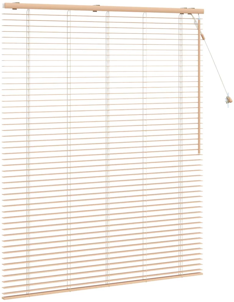 vidaXL Βενετσιάνικη Σκίαση Όψη Δρύς 140 x 160 cm 35 mm