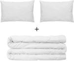 Stewehome πάπλωμα διπλό με 2 μαξιλάρια 800 gr Λευκό 195x215 cm