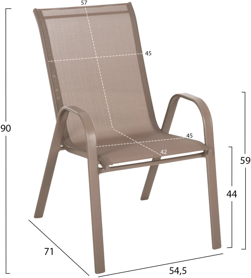 ΣΕΤ ΤΡΑΠΕΖΑΡΙΑΣ 5ΤΜΧ ADAM HM10897.04 ΤΡΑΠΕΖΙ 110x60εκ & 4 ΠΟΛΥΘΡΟΝΕΣ--ΣΑΜΠΑΝΙ