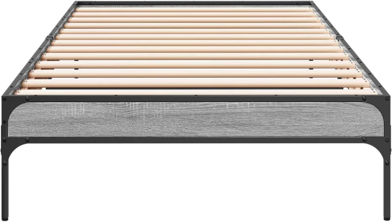 vidaXL Σκελετός Κρεβατιού Γκρι Sonoma 80 x 200 cm Επεξεργασμένο Ξύλο