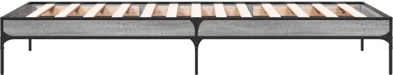 vidaXL Σκελετός Κρεβατιού Γκρι Sonoma 80 x 200 cm Επεξεργασμένο Ξύλο