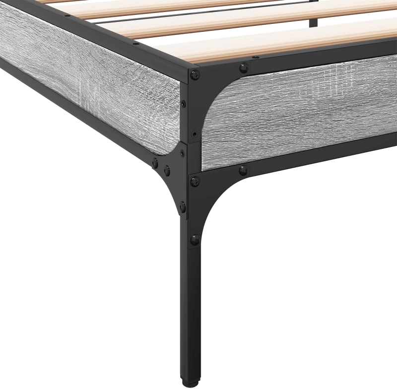 vidaXL Σκελετός Κρεβατιού Γκρι Sonoma 80 x 200 cm Επεξεργασμένο Ξύλο