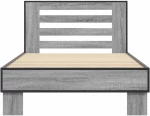 vidaXL Κρεβάτι με Κεφαλάρι Γκρι Sonoma 80 x 200 cm Επεξεργασμένο Ξύλο